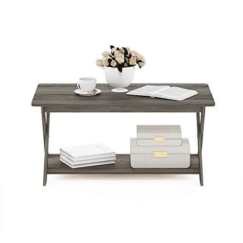 Modern Criss-Crossed Coffee Table in French Colors