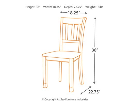 Ashley Owingsville Farmhouse Dining Chairs, Set of 2