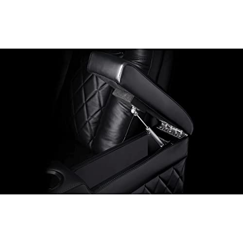 Italian Leather Power Recliner with Lumbar & Head Support