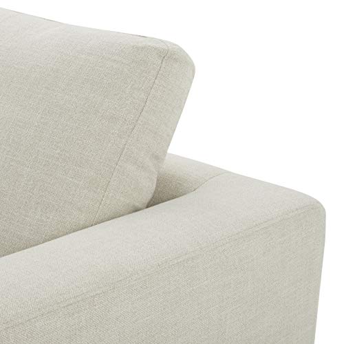 Stone & Beam Cream Loveseat Sofa, Extra-Deep, 75.6"W