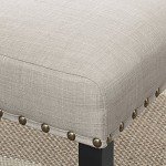 Biony Tan Fabric Dining Chairs (Set of 2)