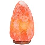 Natural Himalayan Salt Lamp with Wooden Base