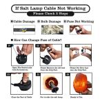 Natural Himalayan Salt Lamp with Wooden Base