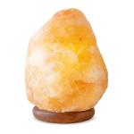 Himalayan Salt Lamp with Dimmer and Wooden Base