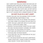 Himalayan Rock Salt Table Lamp with Metal Basket