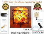 Klass 4KG Himalayan Rock Salt Lamp with Metal Basket