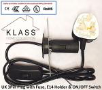 Klass 4KG Himalayan Rock Salt Lamp with Metal Basket