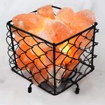 Klass 4KG Himalayan Rock Salt Lamp with Metal Basket