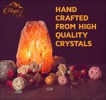 Natural Pink Himalayan Salt Lamp with Bulb