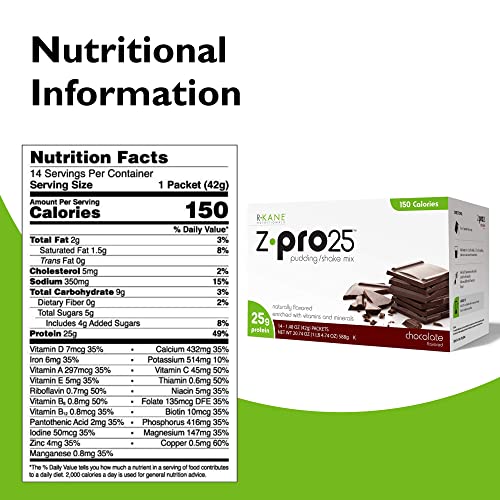 Z-Pro High Protein Chocolate Meal Replacement Shakes