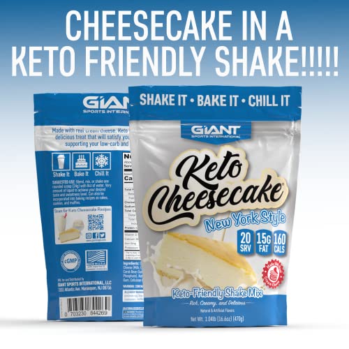 Keto Cheesecake Shake Mix - 20 Servings, Gluten-Free