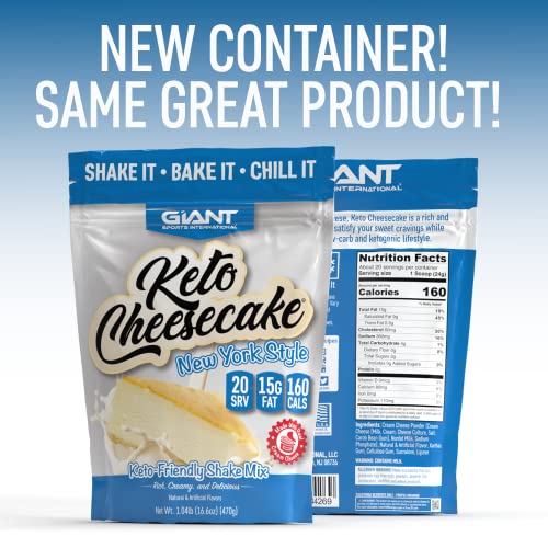 Keto Cheesecake Shake Mix - 20 Servings, Gluten-Free