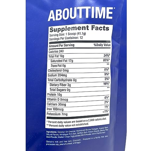 About Time Keto Shake Powder - Vanilla Caramel