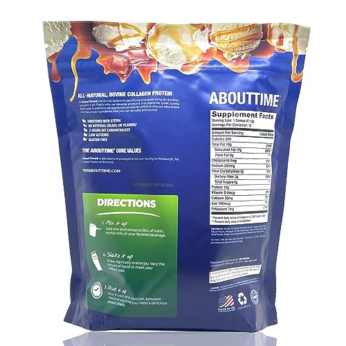 About Time Keto Shake Powder - Vanilla Caramel