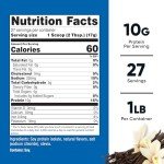 Nutricost Soy Protein Isolate - Vanilla 1 LB