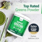 Organic Super Greens Powder with 20+ Whole Foods
