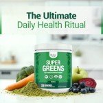 Organic Super Greens Powder with 20+ Whole Foods