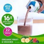 Organic Vegan Protein Shake - Smooth Chocolate 11oz