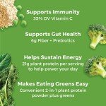 Orgain Organic Vegan Protein Powder with Greens - Vanilla Bean