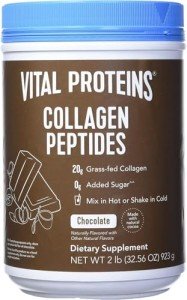 Vital Chocolate Collagen Peptides - Grass Fed, Paleo