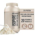 Isopure Zero Carb Whey Isolate Protein Powder 3 lbs