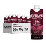 Evolve Berry Medley Plant-Based Protein Shake 12-Pack