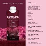 Evolve Berry Medley Plant-Based Protein Shake 12-Pack