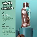 OWYN Dark Chocolate Plant-Based Protein Shake - 12 Pack