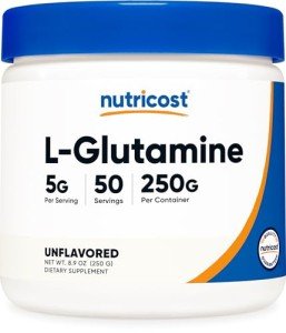 Nutricost L-Glutamine Powder - 250g Tub