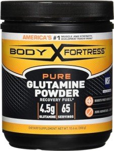 Body Fortress Pure Glutamine Powder 300g Jar