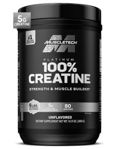 MuscleTech Platinum Creatine Monohydrate Powder, Unflavored
