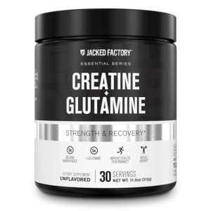 Jacked Factory Creatine + Glutamine Supplement - 30 Servings