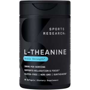 Double Strength L-Theanine Softgels for Focus & Relaxation