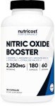 Nutricost Nitric Oxide Booster 2250mg, 180 Capsules