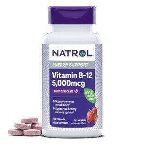 Natrol B12 Fast Dissolve Tablets - Energy & Nerve Support