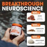 Genius Mushroom Supplement for Energy and Focus