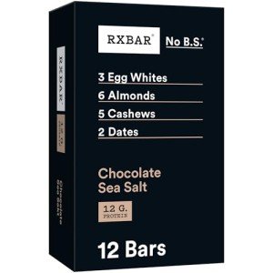 Chocolate Sea Salt RXBAR Protein Snack Bars (12 Pack)
