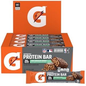 Gatorade Mint Chocolate Whey Protein Bars - 12 Pack