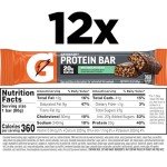 Gatorade Mint Chocolate Whey Protein Bars - 12 Pack