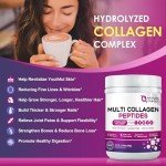 Nature Target Multi Collagen Peptides Powder - 35 Servings