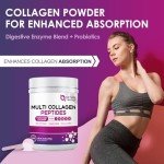 Nature Target Multi Collagen Peptides Powder - 35 Servings