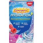Emergen-C Hydration+ Sports Drink Mix, Raspberry Flavor
