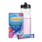 Emergen-C Hydration+ Sports Drink Mix, Raspberry Flavor
