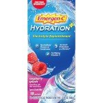 Emergen-C Hydration+ Sports Drink Mix, Raspberry Flavor