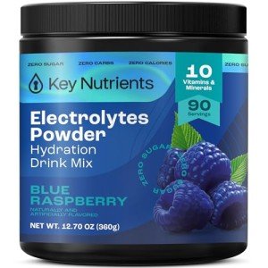 KEY NUTRIENTS Sugar-Free Blue Raspberry Electrolyte Powder