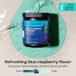 KEY NUTRIENTS Sugar-Free Blue Raspberry Electrolyte Powder