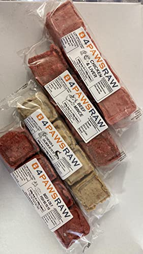 4PAWSRAW Frozen Mixed Meat Variety Box - 20 Packs