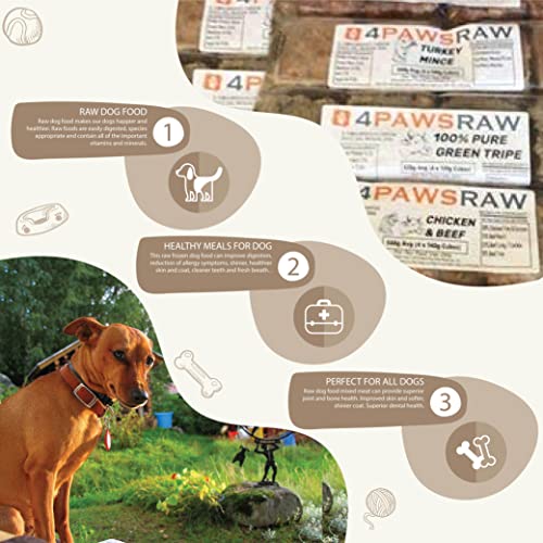 4PAWSRAW Frozen Mixed Meat Variety Box - 20 Packs