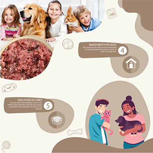 4PAWSRAW Frozen Mixed Meat Variety Box - 20 Packs