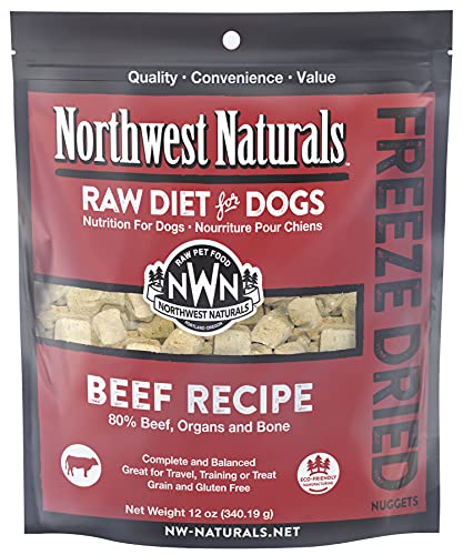 12 oz Beef Freeze Dried Raw Dog Food